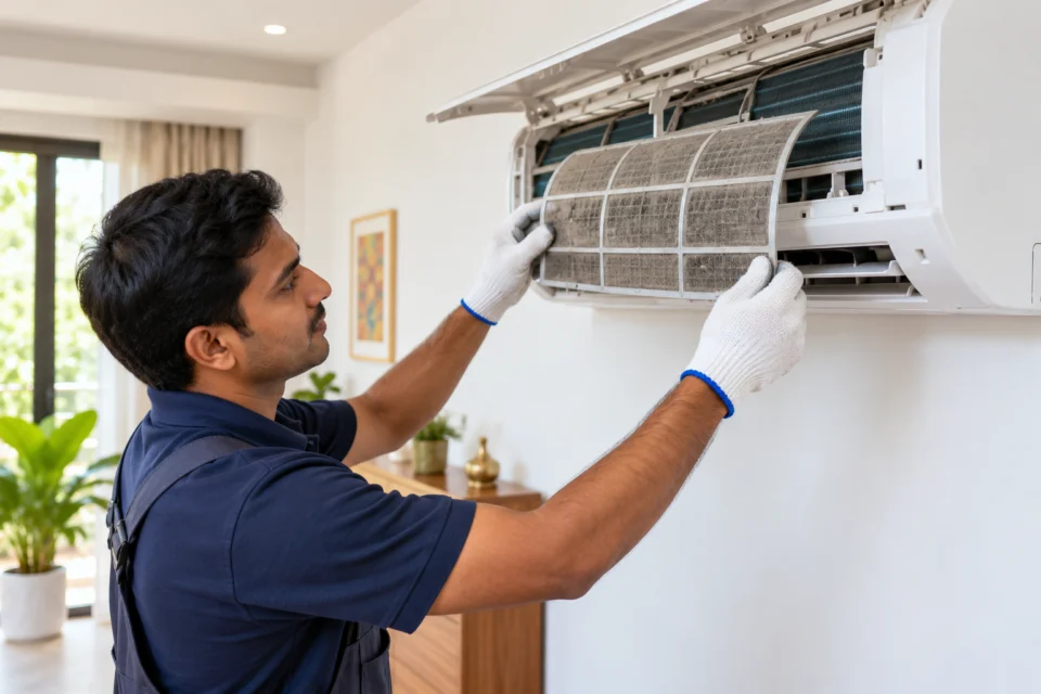 Ac service illustration
