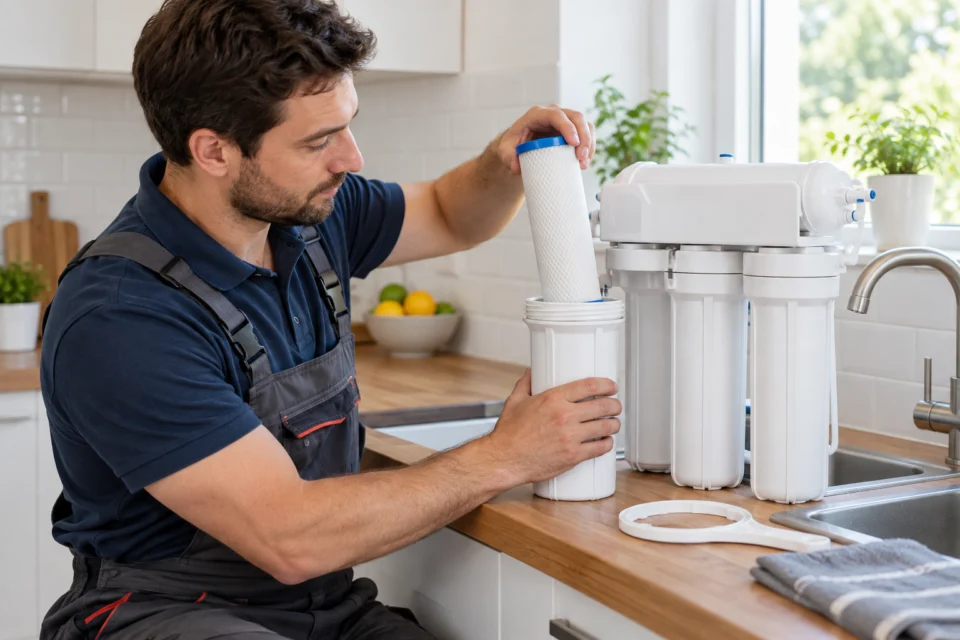 Purifier service illustration
