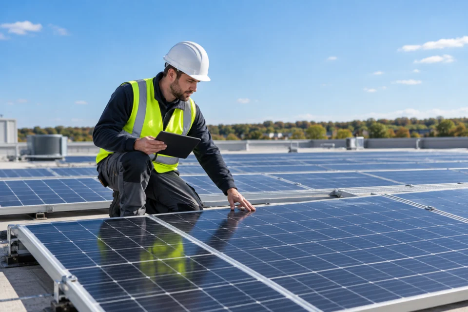 Solar service illustration